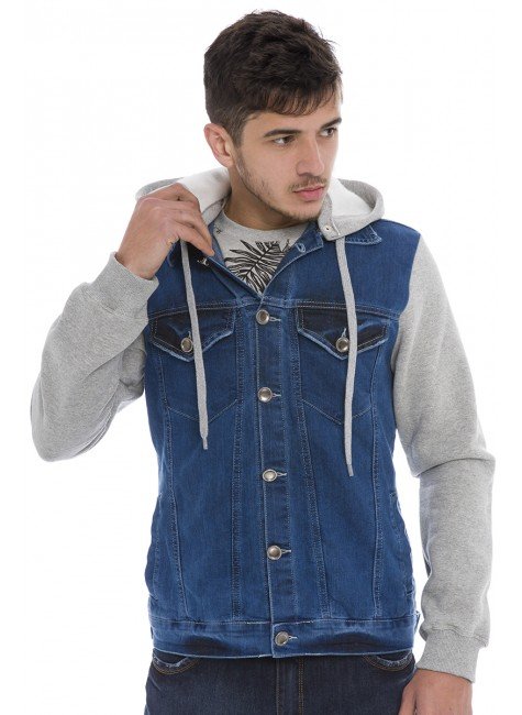 casacos jeans masculino